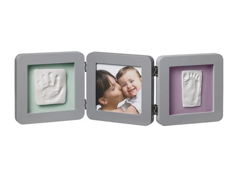 Baby Art Double Print Frame Grey rámeček