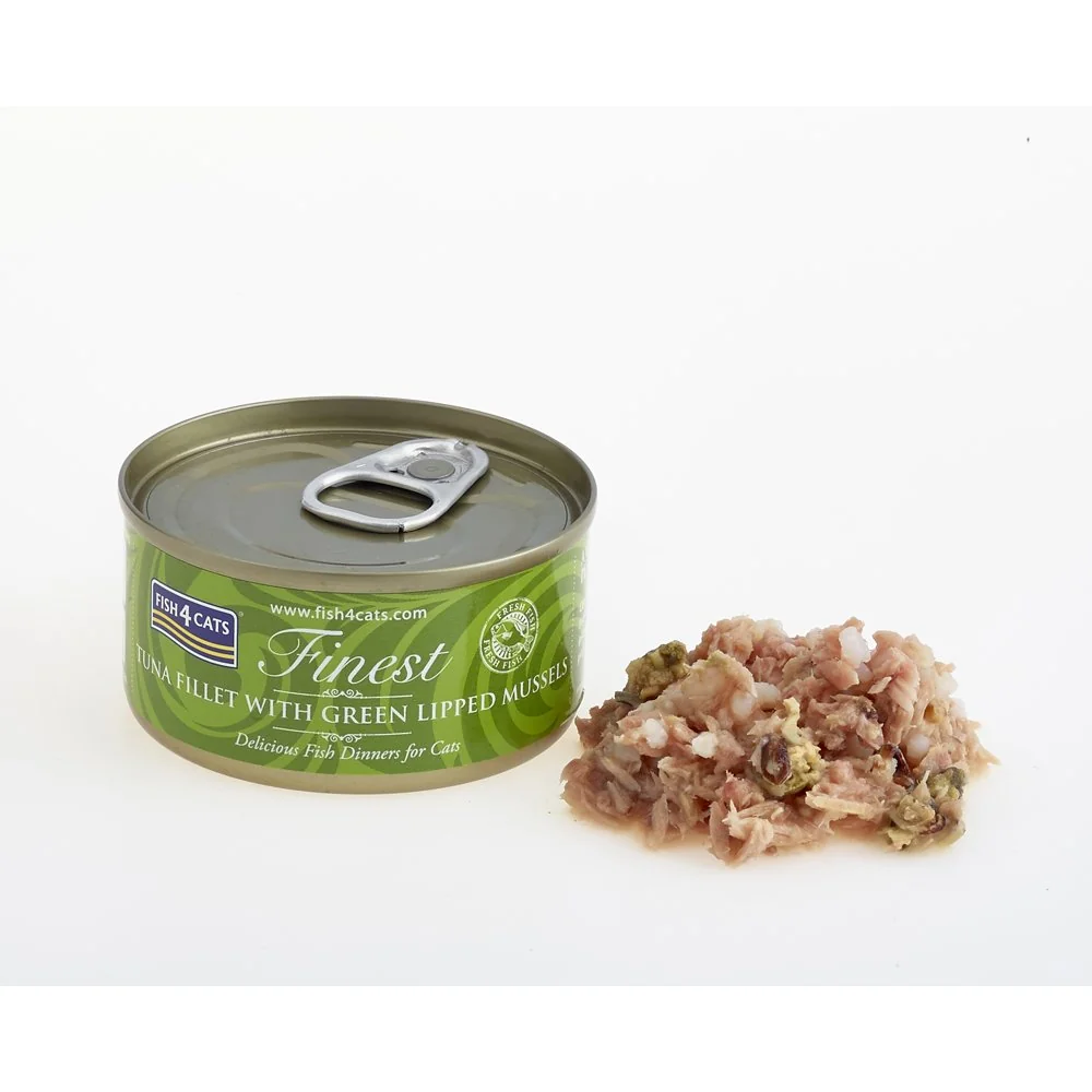 Fish4Cats Konzerva pro kočky Finest tuňák s mušlemi 70 g 