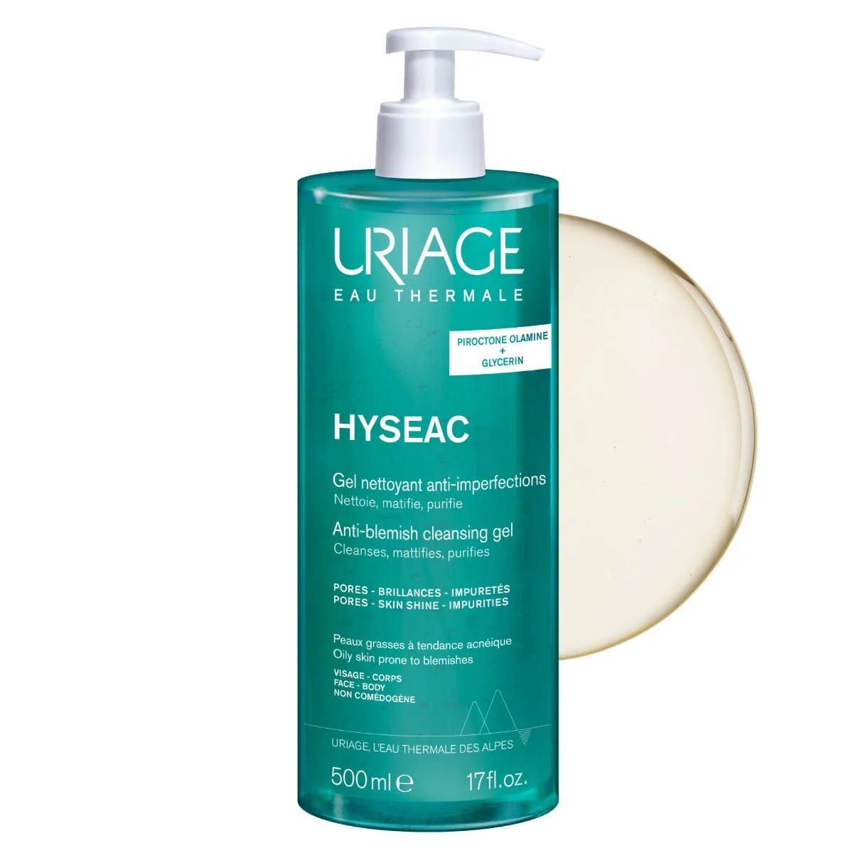 Uriage Hyséac Čisticí gel proti nedokonalostem 500 ml