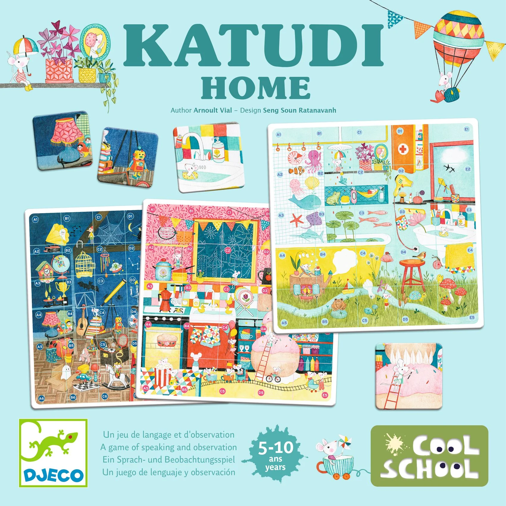 Djeco Hra Cool school Katudi Home