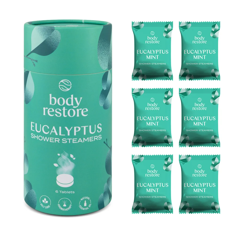 Body Restore Aromatické tablety do sprchy eukalyptus a máta 6 ks
