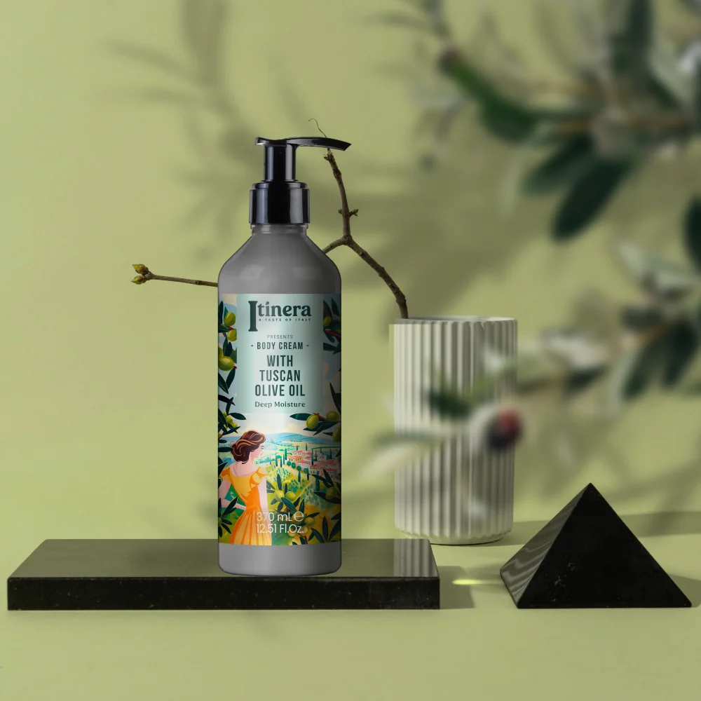 Itinera Hydratační tělový krém olivový olej z Toskánska 370 ml