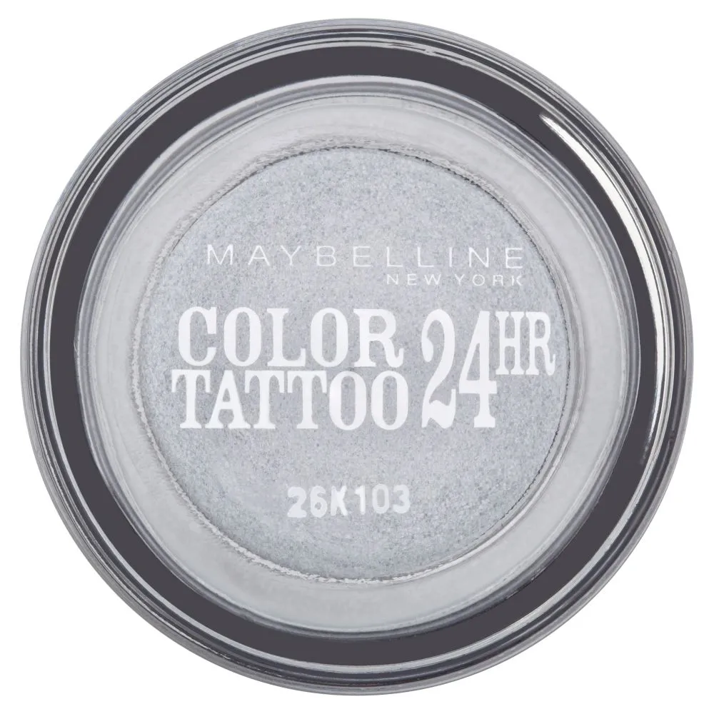Maybelline Color Tattoo 24hr Eternal Silver 50 oční stíny