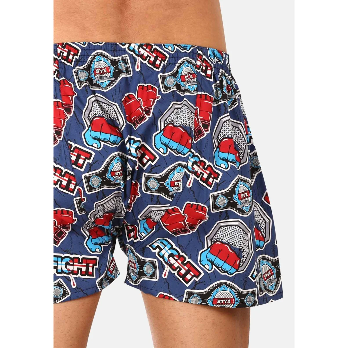 Styx 3PACK pánské trenky art klasická guma vícebarevné (3A15367) M