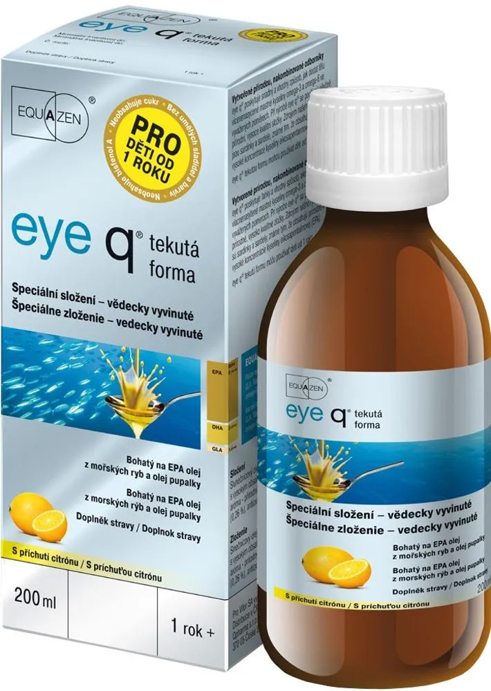 Eye q příchuť citron tekutá forma 200 ml