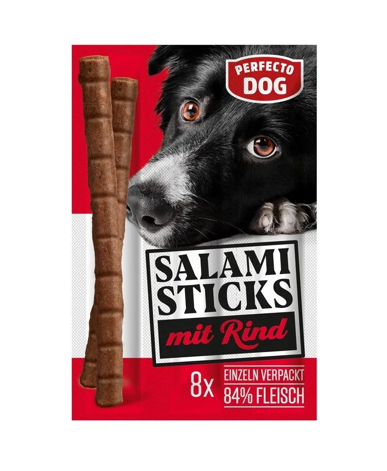 Perfecto Dog Salámek s hovězím masem 8x11 g
