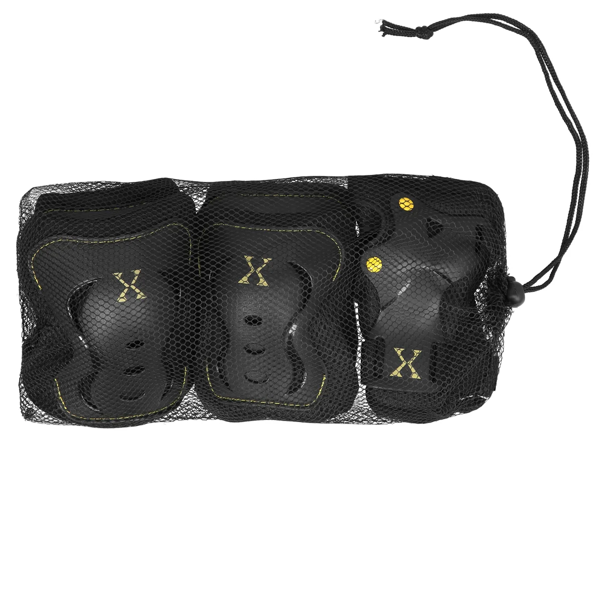 NILS EXTREME Souprava chráničů H320 černo-žlutá Velikost: XL