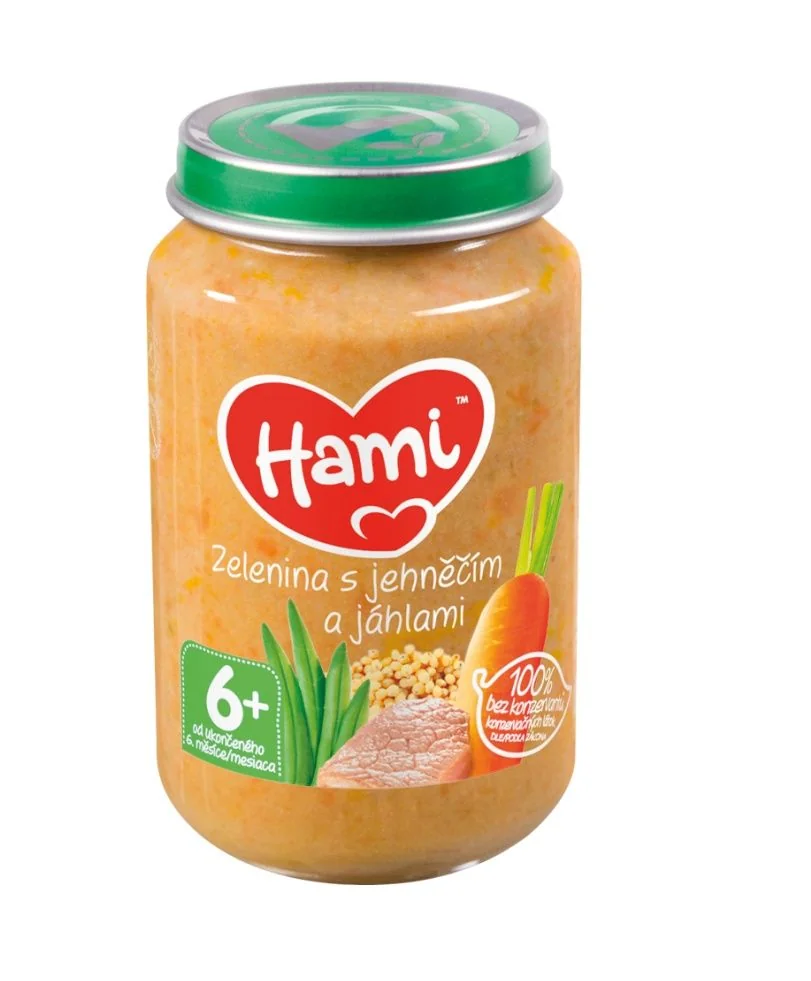 Hami Příkrm Zelenina s jehněčím a jáhlami 200 g