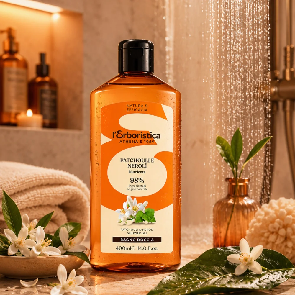 Erboristica Sprchový gel s vůní pačule a neroli 400 ml