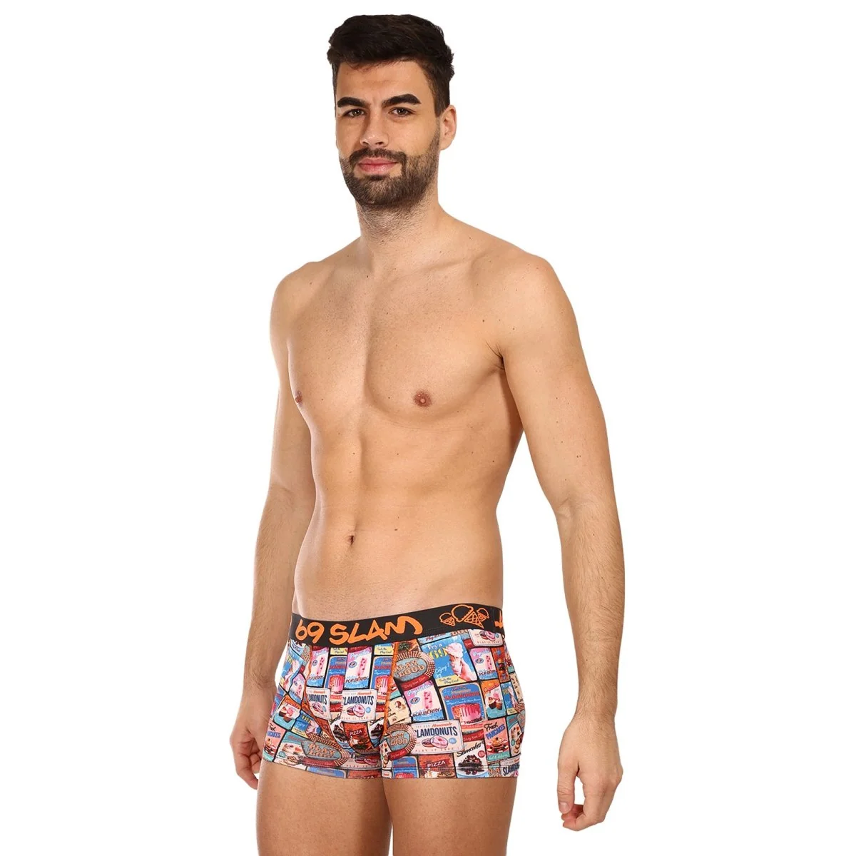69SLAM Pánské boxerky hip vintage food sign (MSYVFS-PO) M