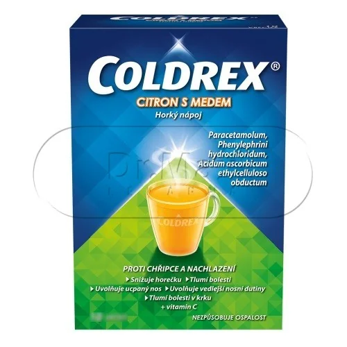 Coldrex Horký nápoj Citron s medem 5 sáčků