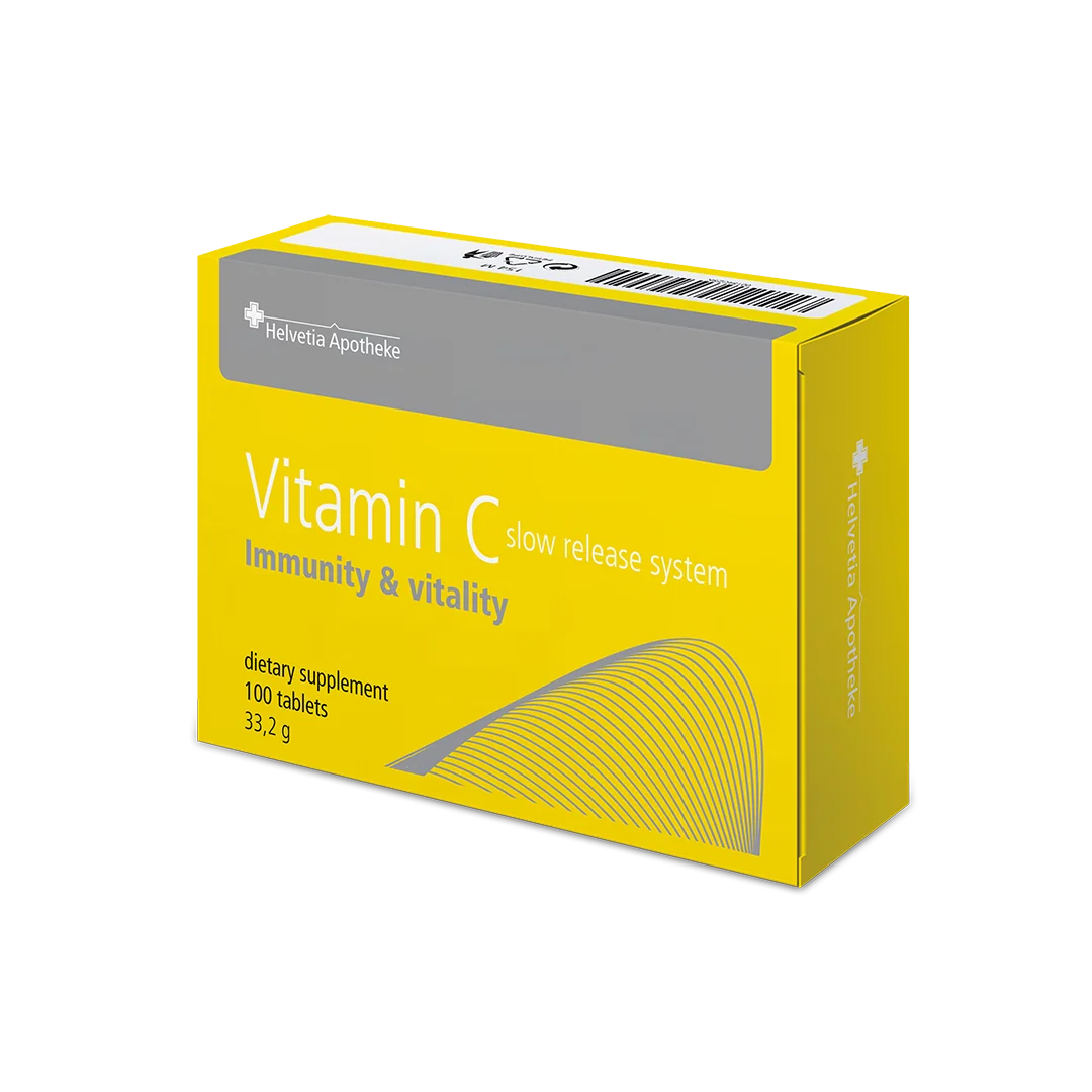 Helvetia Apotheke Vitamín C s postupným uvolňováním 100 tablet