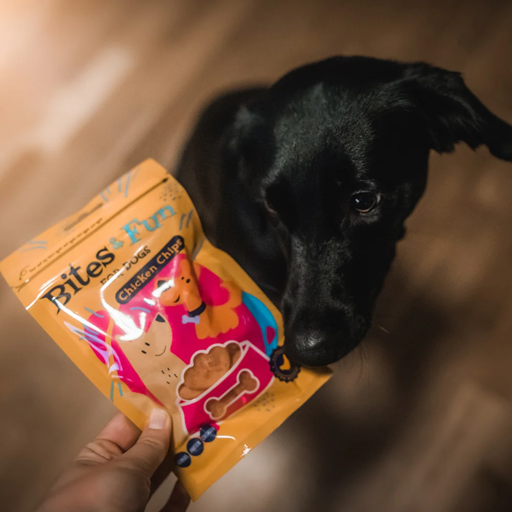 Akinu BITES & FUN Kuřecí chipsy pamlsek pro psy 10 x 85 g