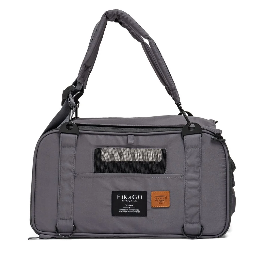 Fikago Nosič cestovní pro psy a kočky Truffle Grey