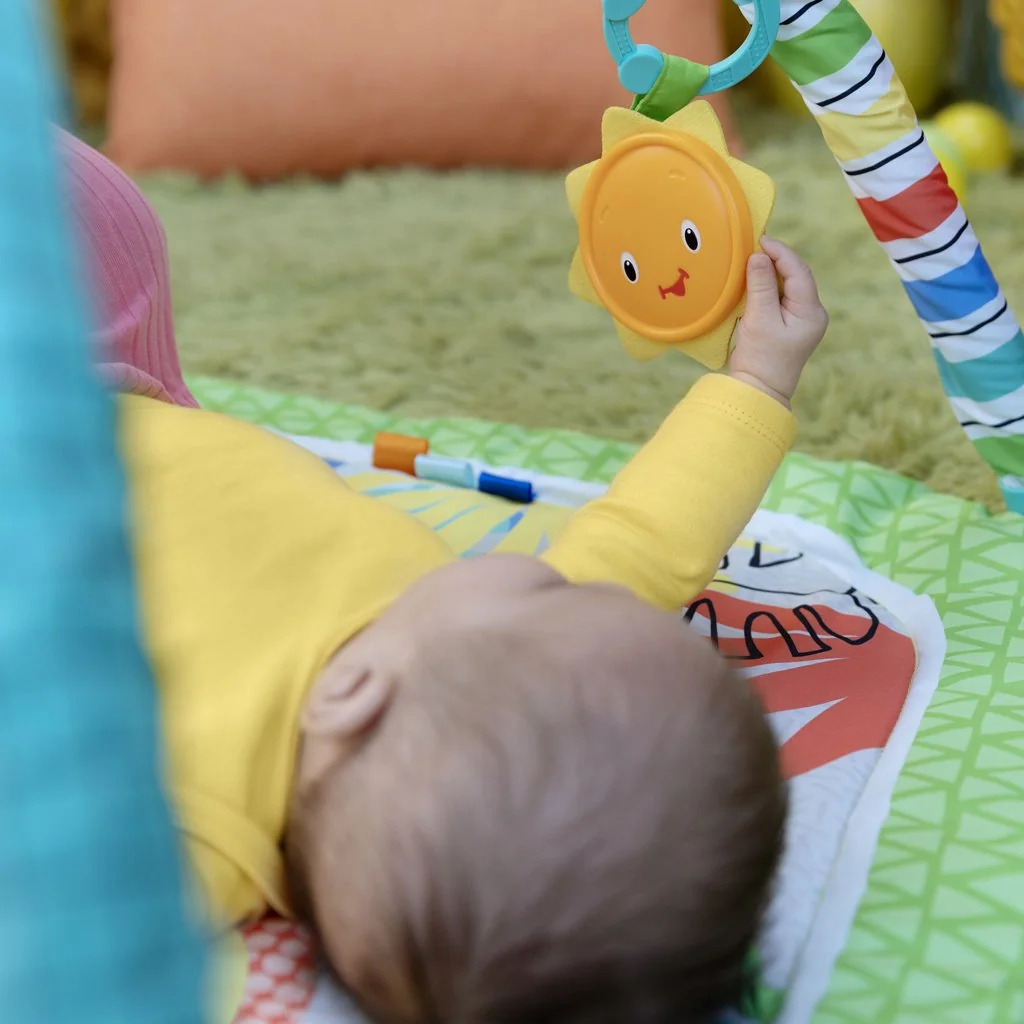 Brightstarts Deka na hraní Wild Wiggles s aktivitami 0m+