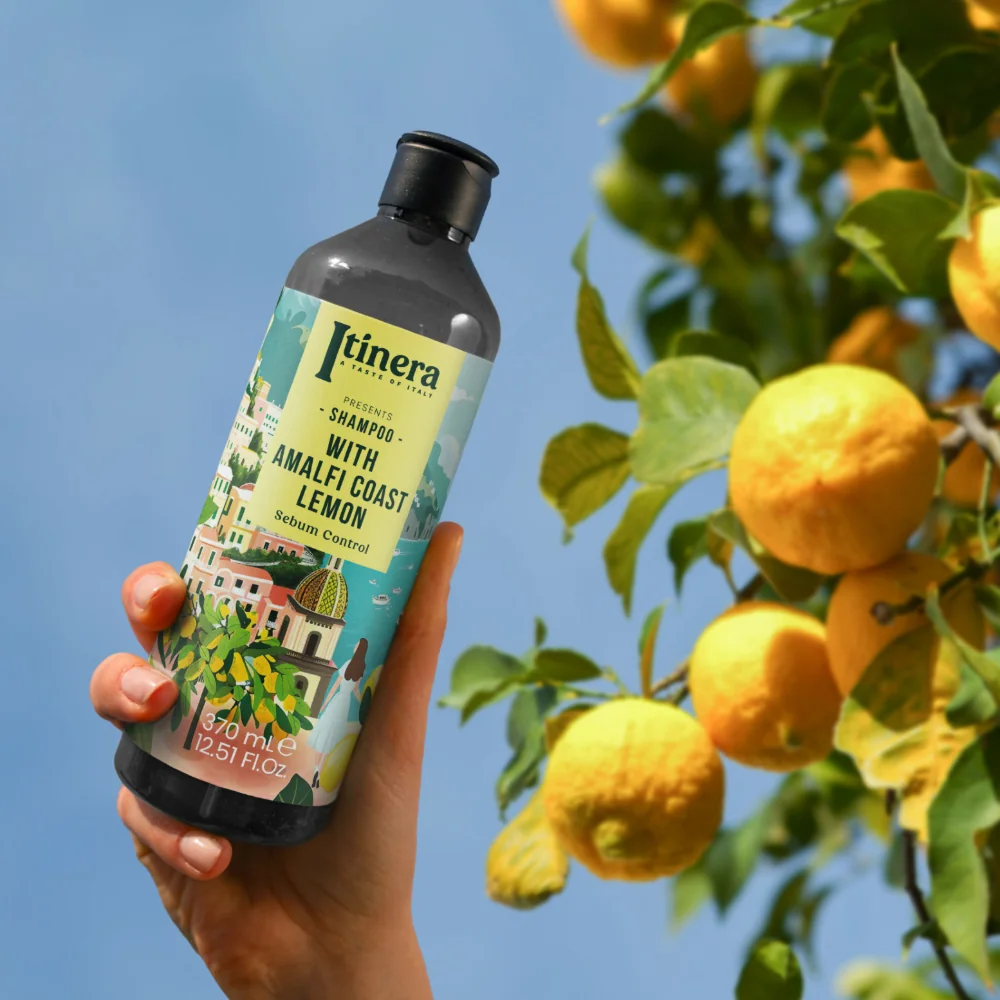 Itinera Šampon pro mastné vlasy citron z Amalfi 370 ml