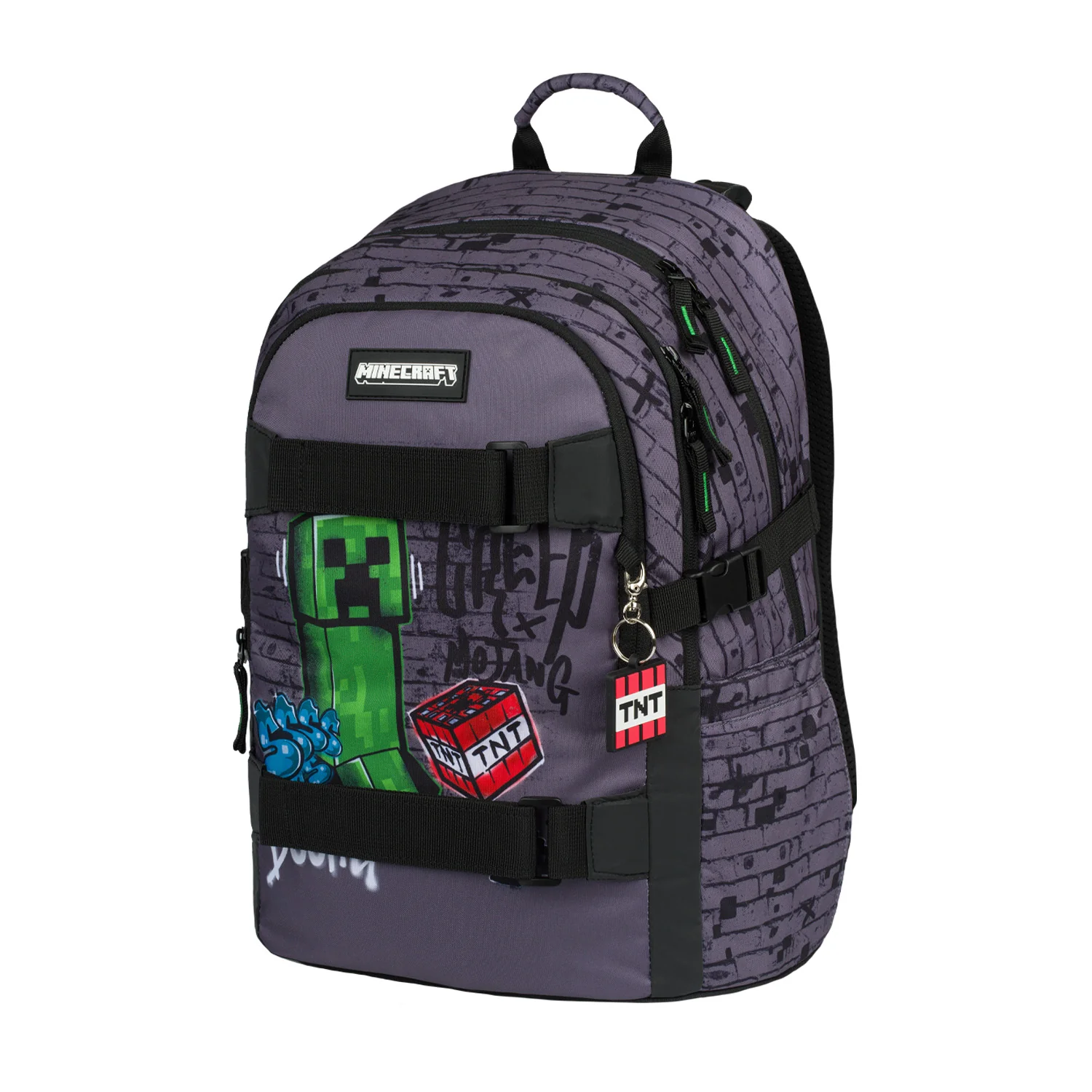 Baagl SET 3 Skate Minecraft TNT: Batoh, Etue, Sáček