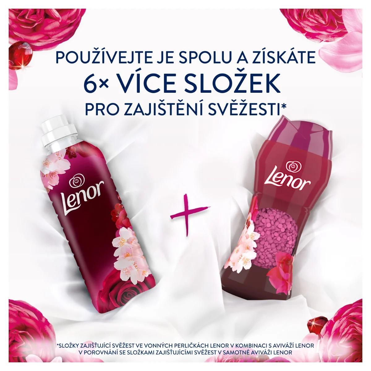 Lenor Vonné perličky Ruby Jasmine 195 g