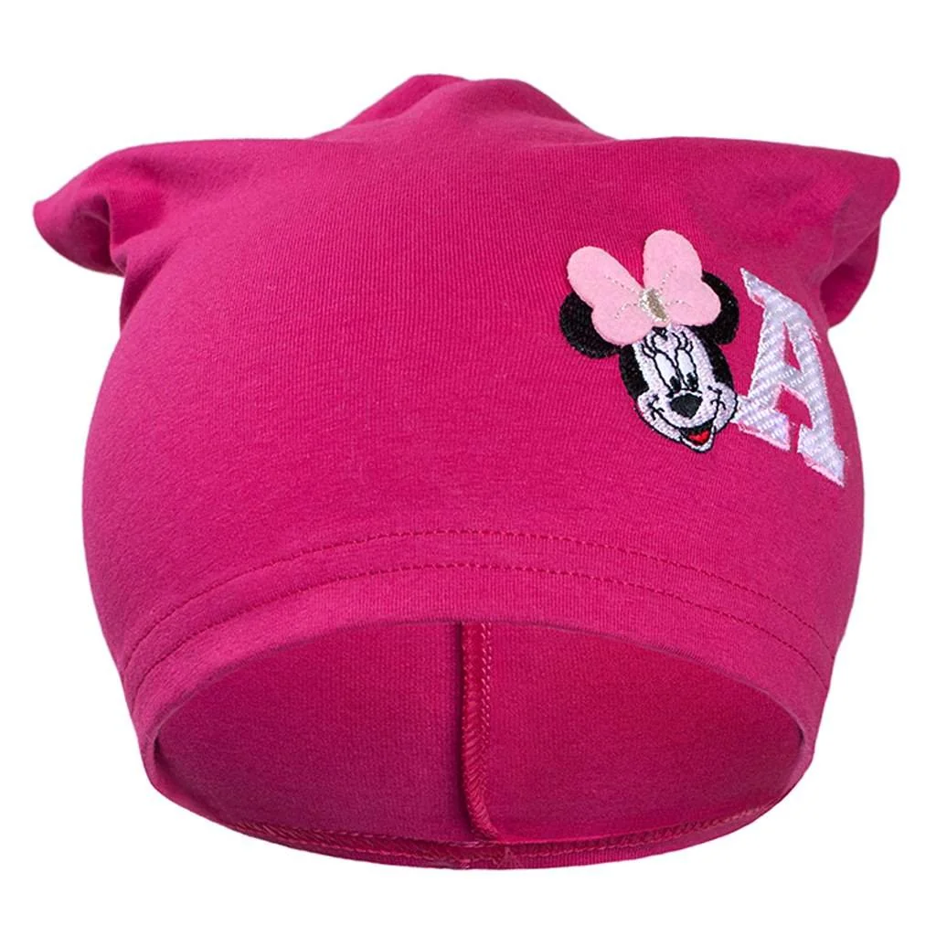 New Baby Podzimní dětská čepička Minnie růžová, vel. 110 (4-5r)