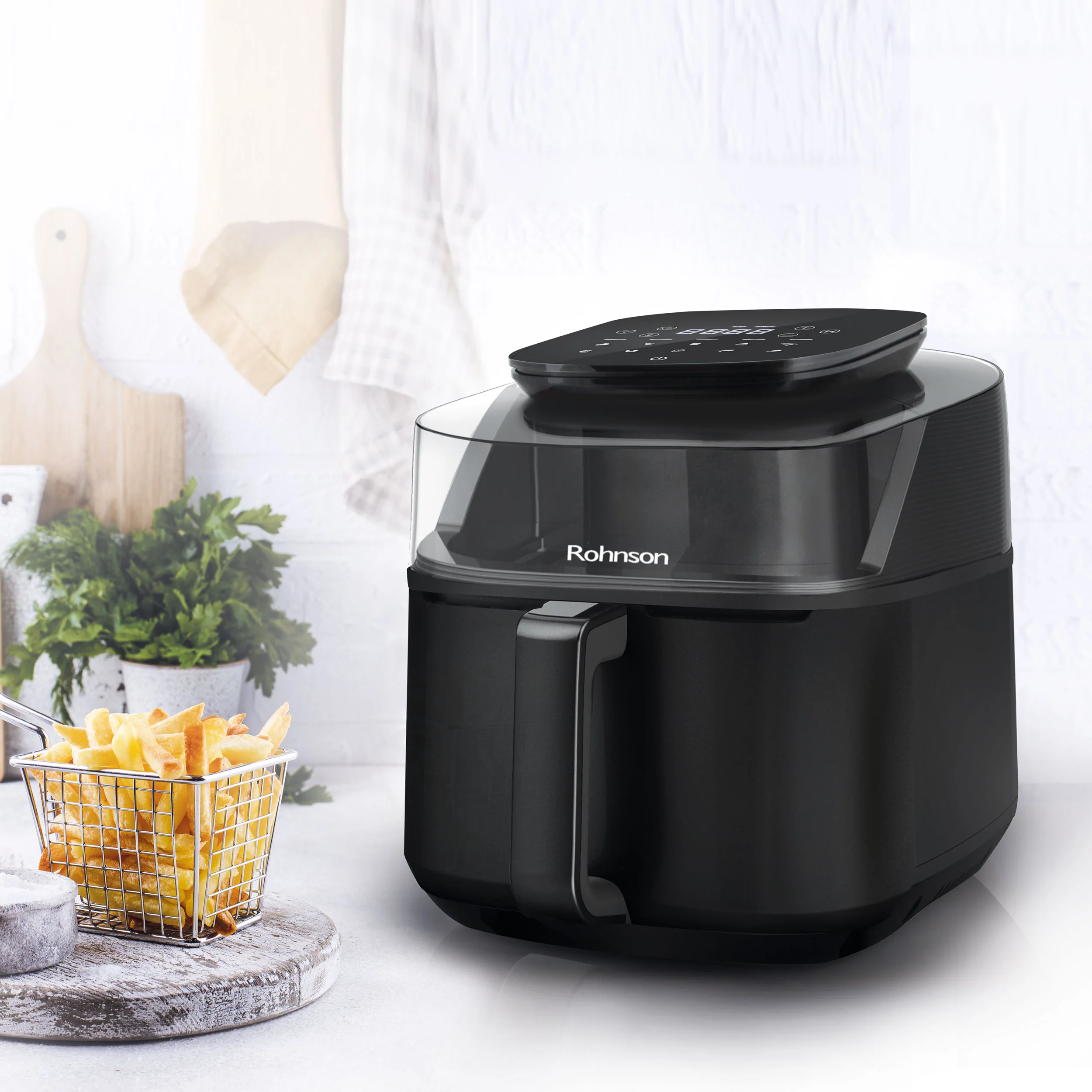 Rohnson Horkovzdušná fritéza R-2838 SmartChef Wi-Fi – 5,5 l