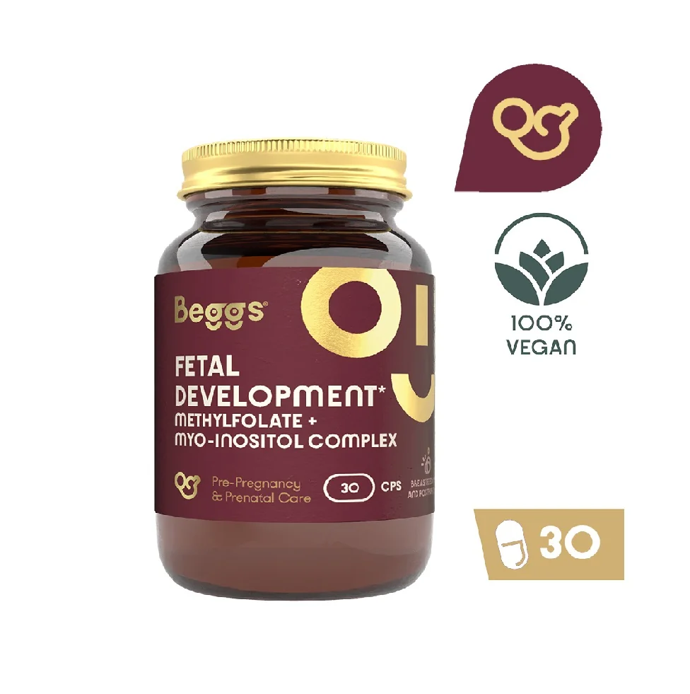 Beggs Methylfolate + Myo-inositol Complex 30 kapslí