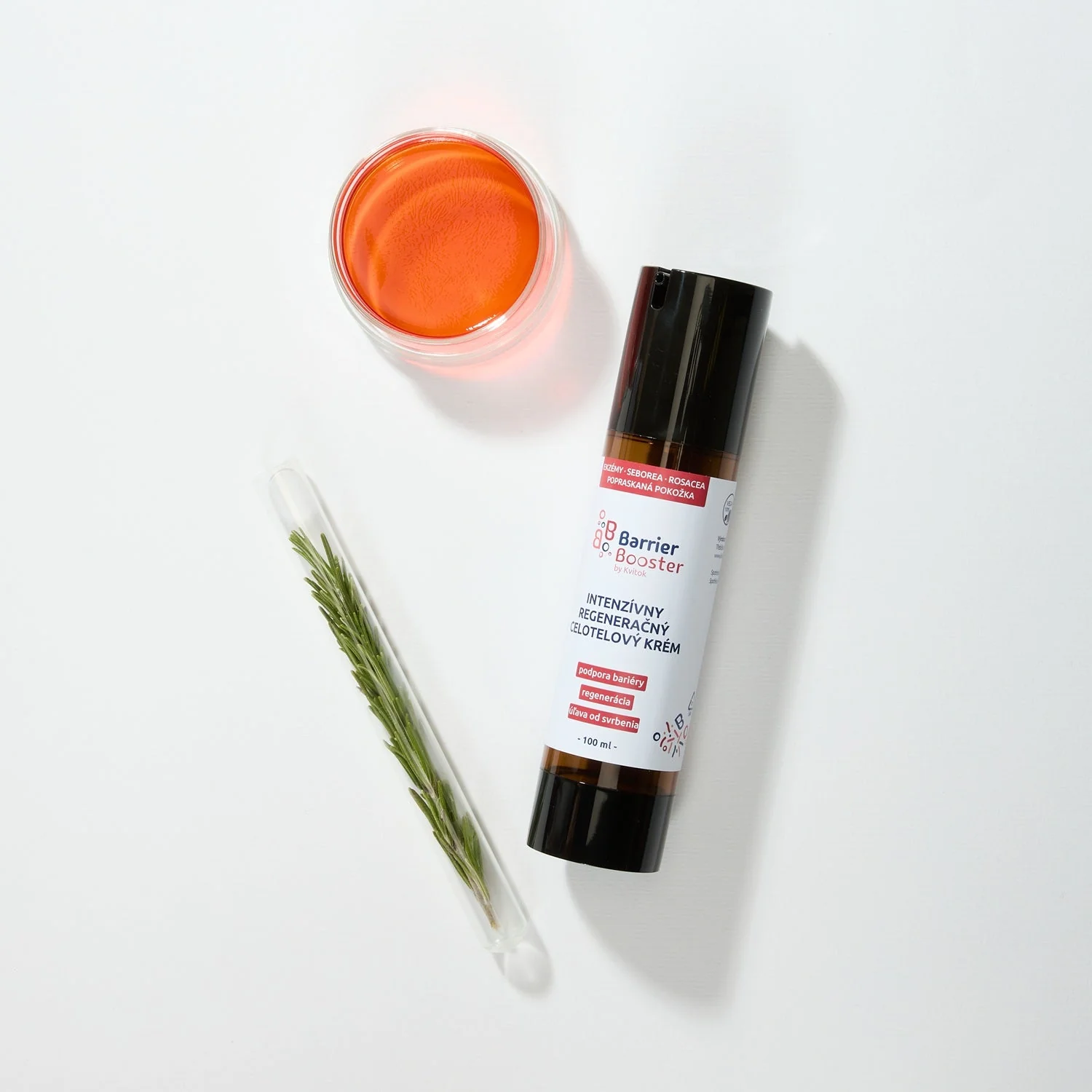 Kvitok Barrier Booster Intenzivní regenerační tělový krém (100 ml)