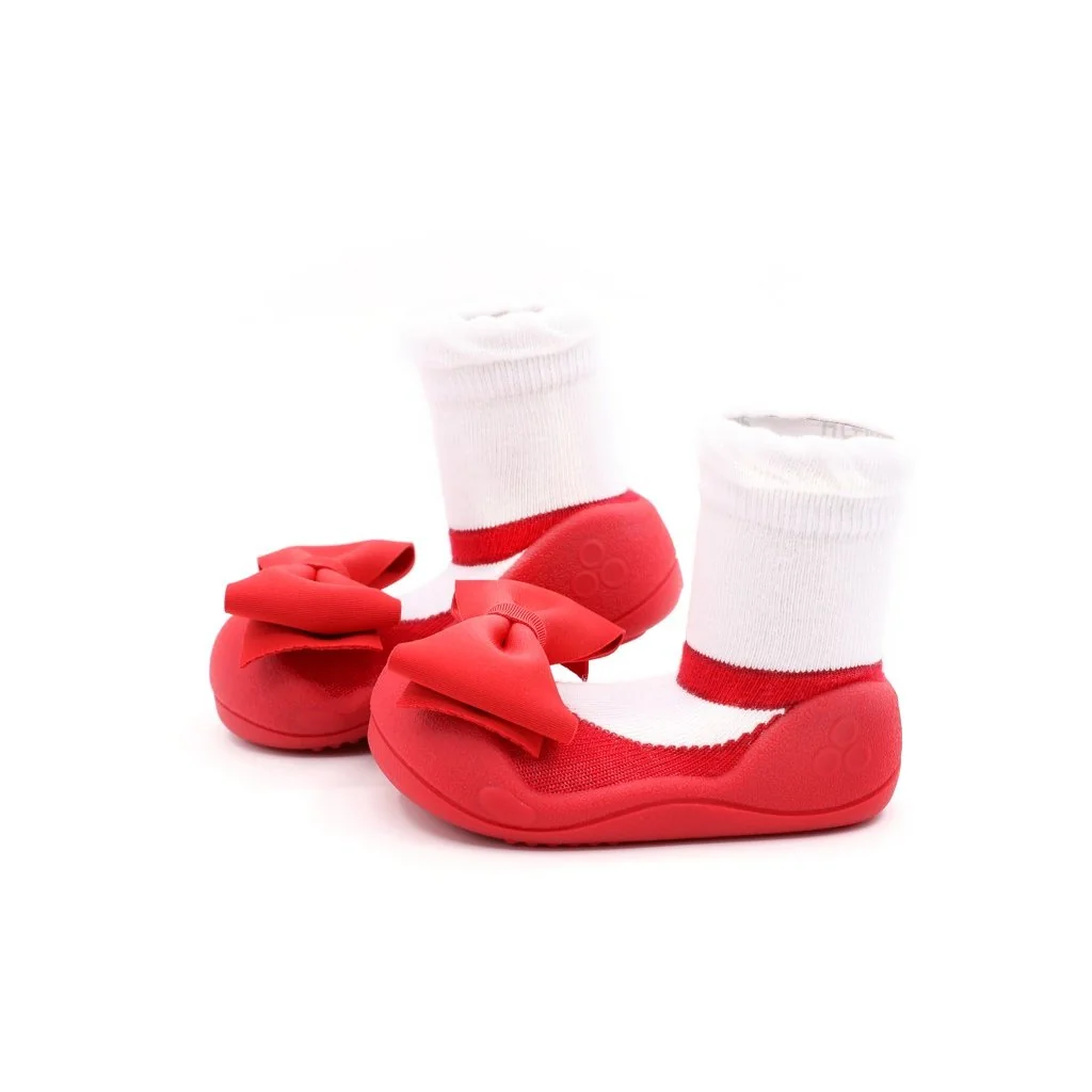 ATTIPAS Botičky Mary Jane A20MA Red XL vel.22,5, 126-135 mm