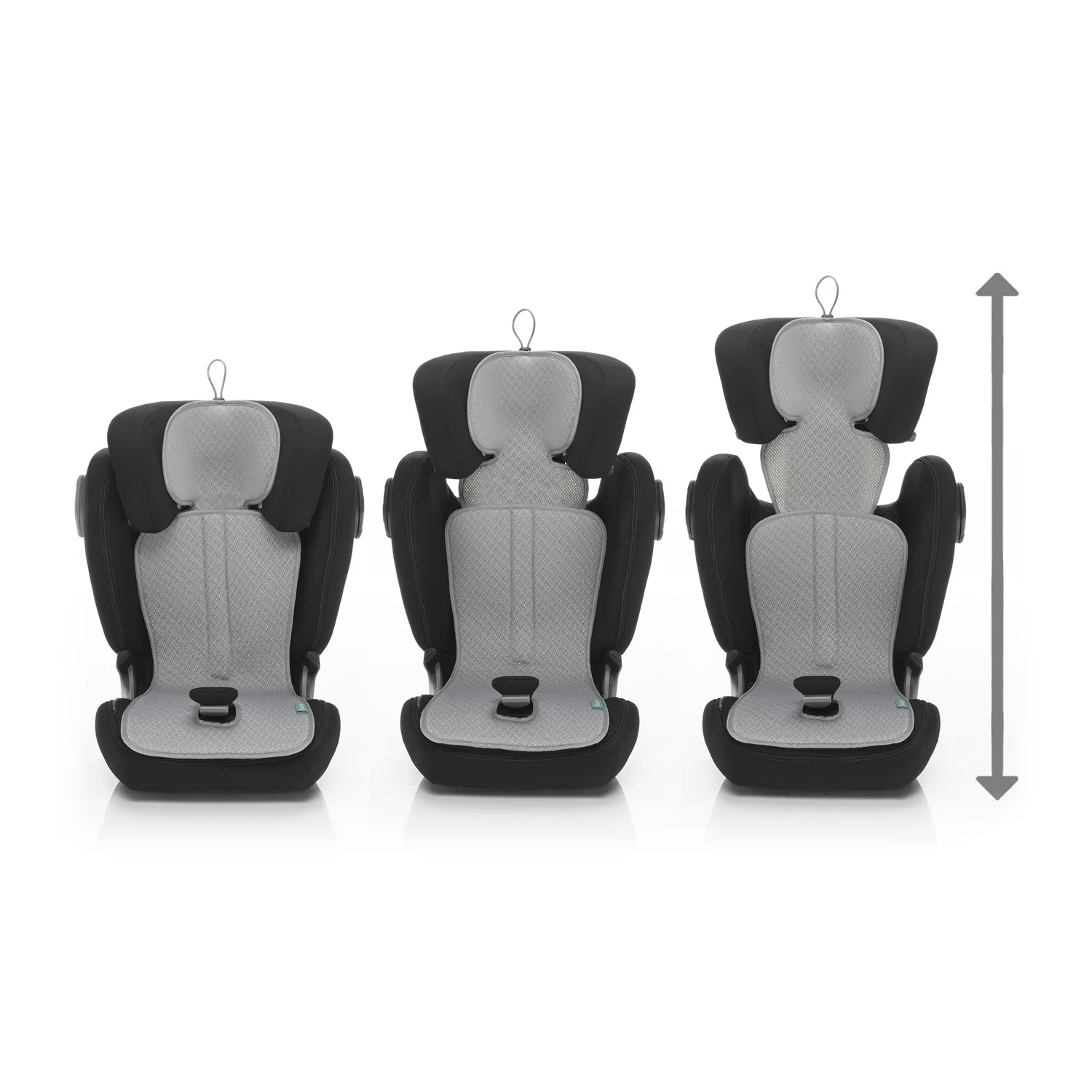 Zopa Prodyšná podložka do autosedačky Breeze sk. 2/3, Ice Grey 5