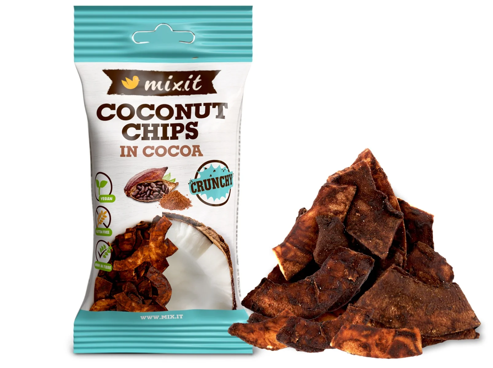 Mixit Kokosové chipsy Kakao 45 g