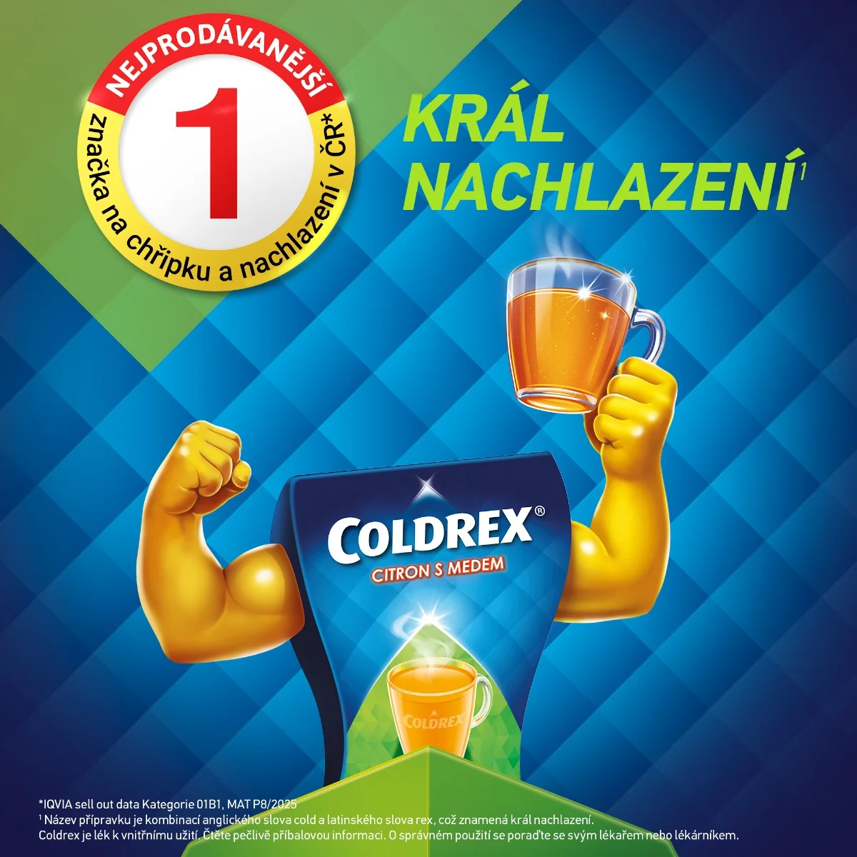 Coldrex Horký nápoj Citron s medem 10 sáčků