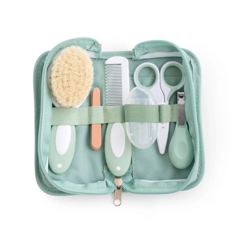 Saro Baby hygienický set v textilním pouzdře Mint