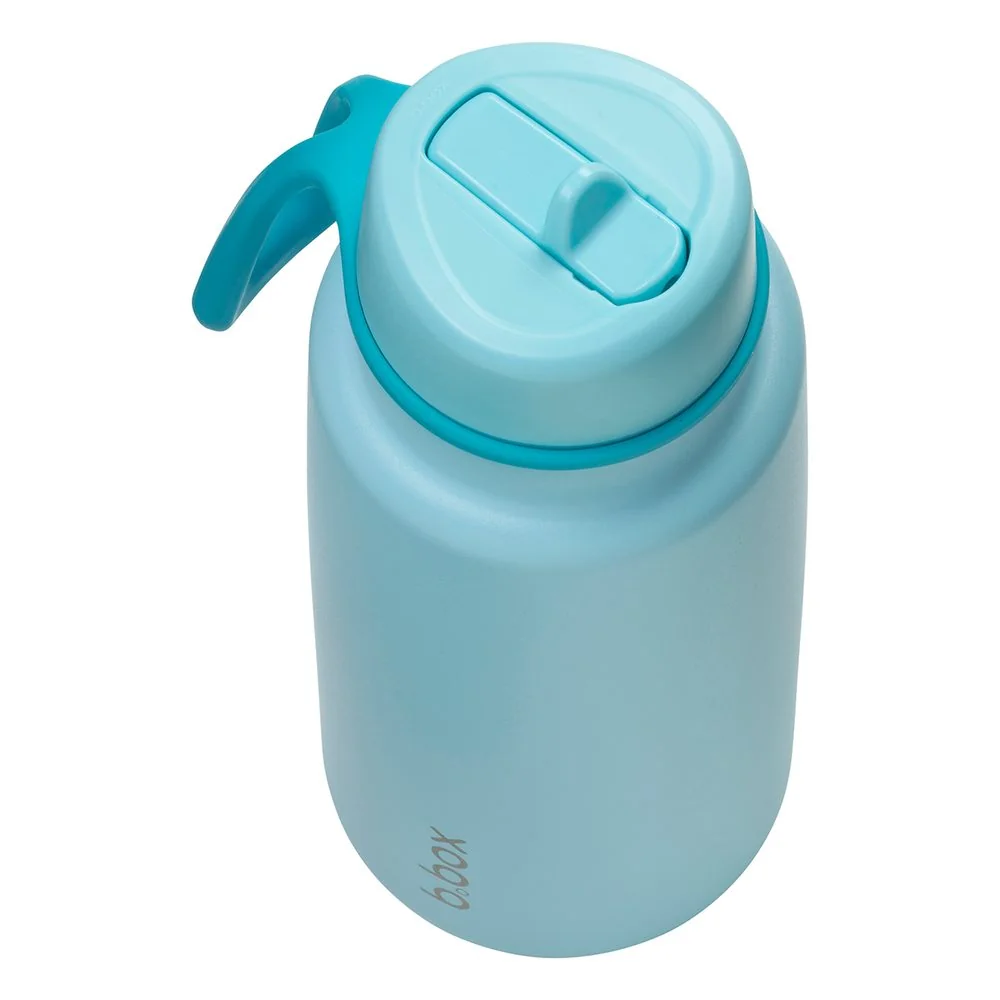 B.BOX Nerezová termolahev s brčkem 1l - lagoon