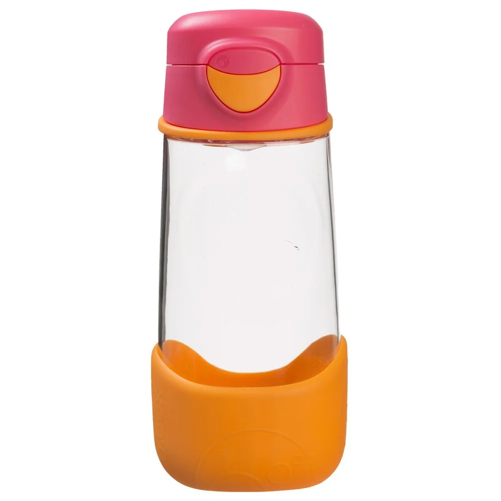 B.BOX Sport lahev na pití 450 ml - růžová/oranžová
