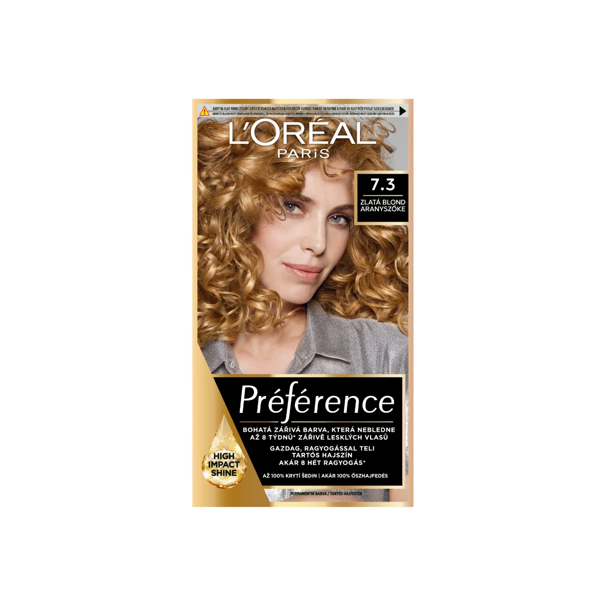 Loréal Paris Preference 7.3 zlatá blond