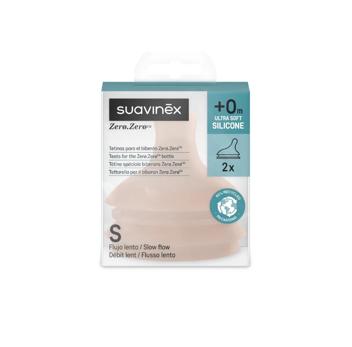 Suavinex Zero Zero Savička Medium S 2 ks