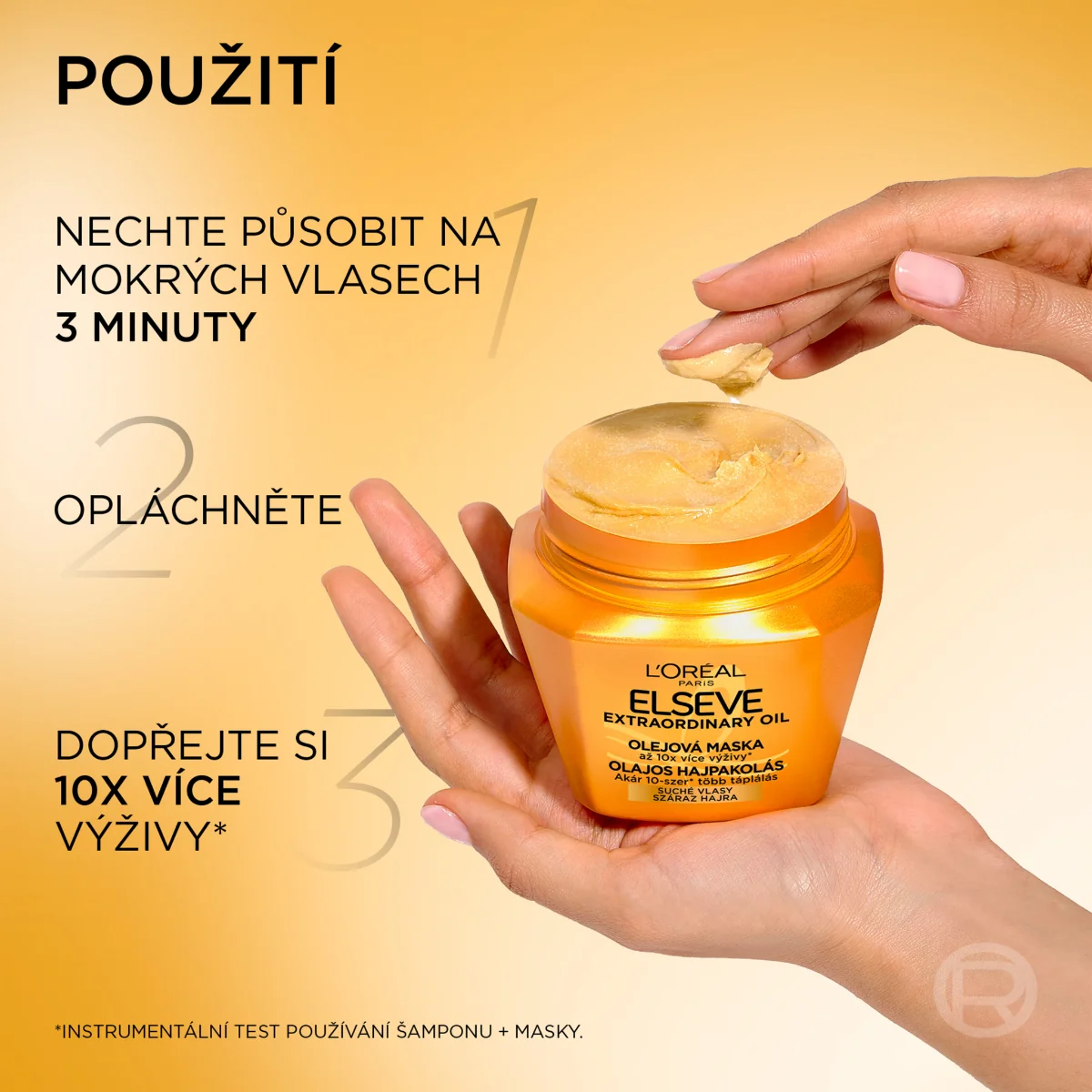Loréal Paris Elseve Extraordinary Oil olejová maska na suché vlasy 300 ml