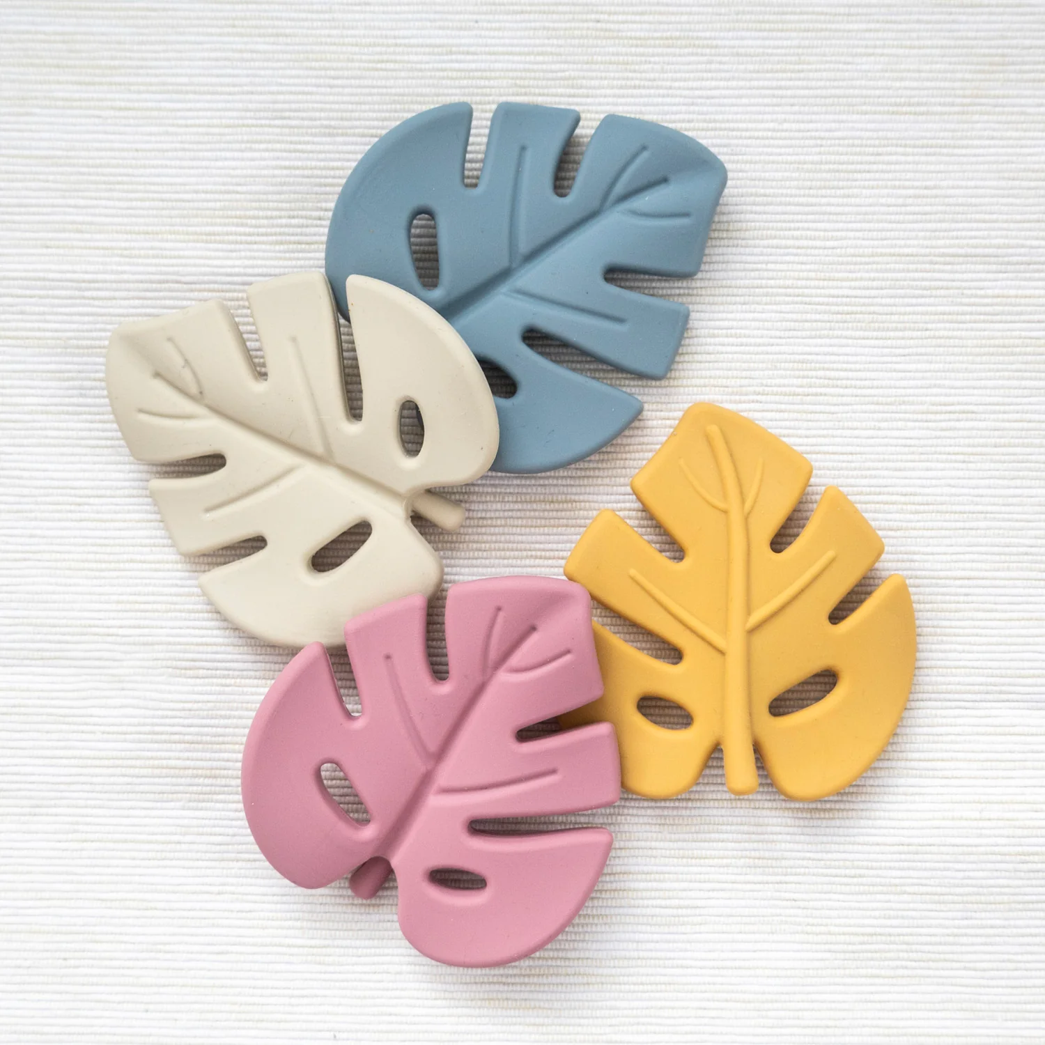 Zopa Silikonové kousátko Leaf, Dove Grey 3