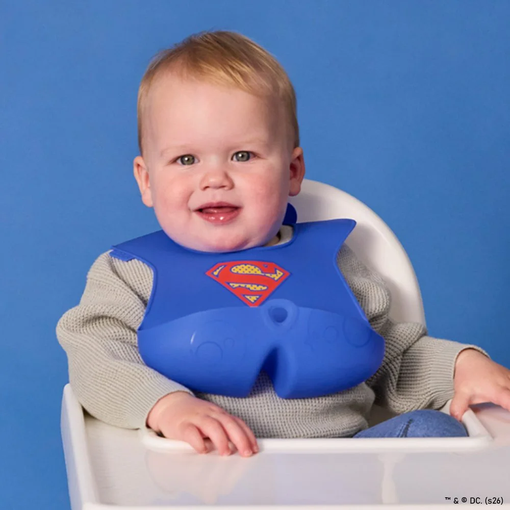 B.BOX Silikonový bryndák - Superman |