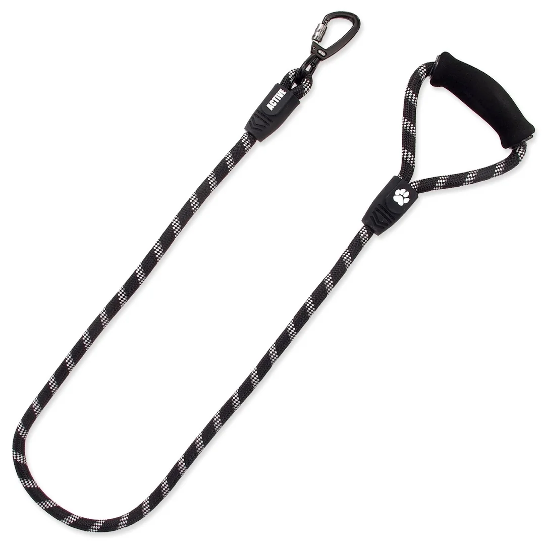 Active Dog Vodítko Sport L černé 1,3x120cm