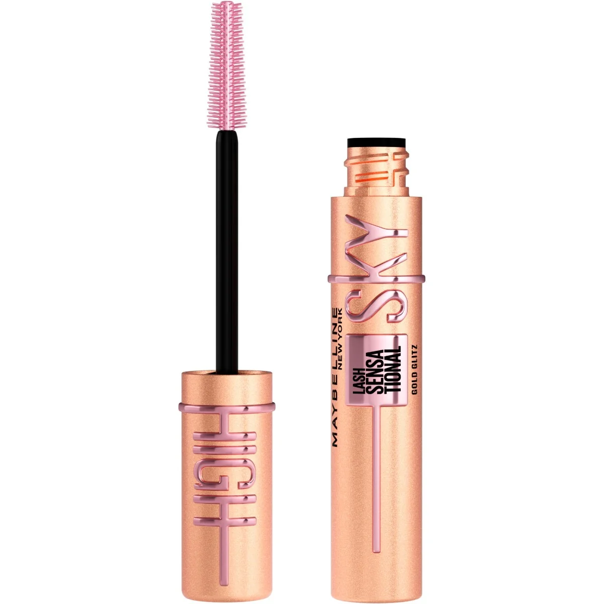 Maybelline Lash Sensational Sky High Rosegold Glitz řasenka 7,5 ml