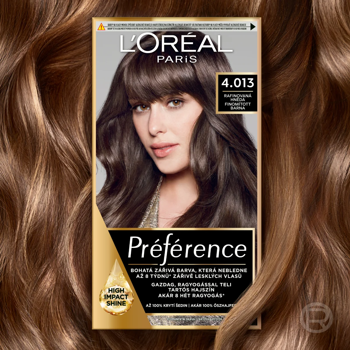 Loréal Paris Preference 4.013 rafinovaná hnědá