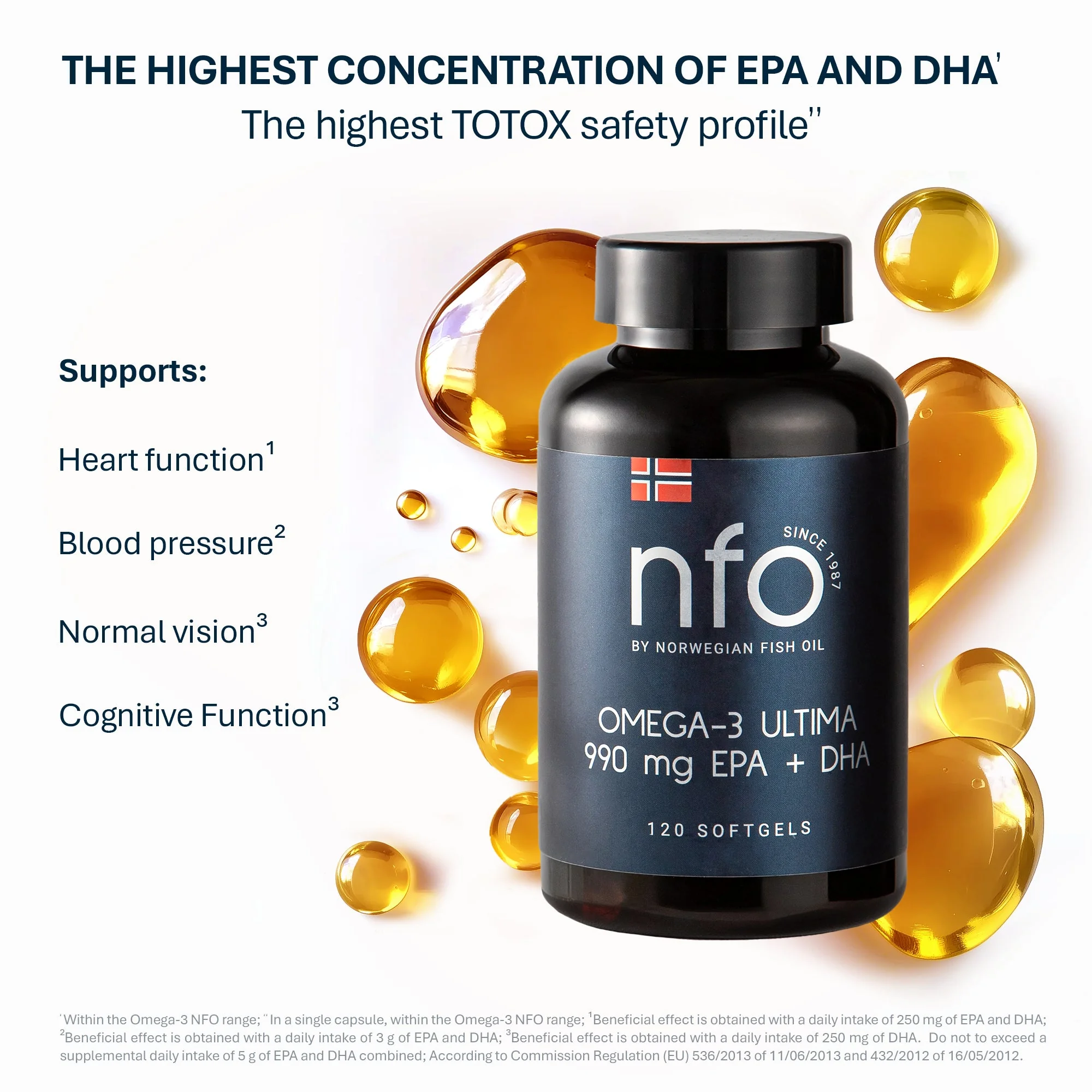 NFO Omega-3 Ultima měkké gely