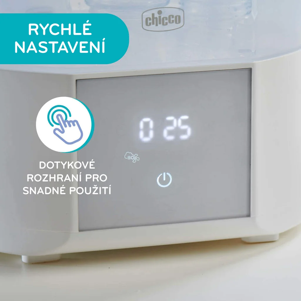 Chicco Sterilizátor elektrický parní s funkcí sušení