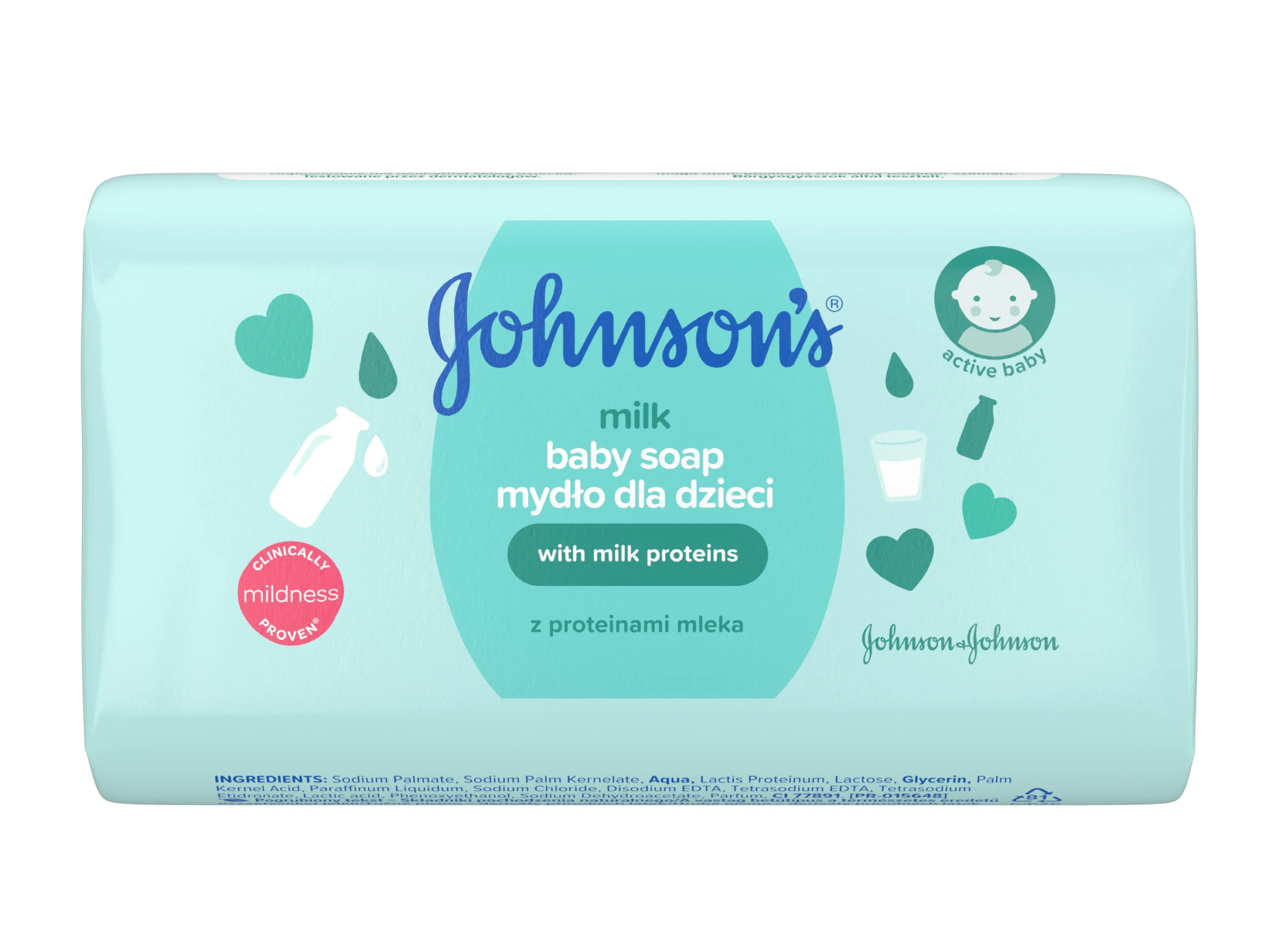 Johnson's Baby Dětské mýdlo s mlékem 100 g