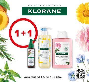 Klorane 1+1 (květen 2024)