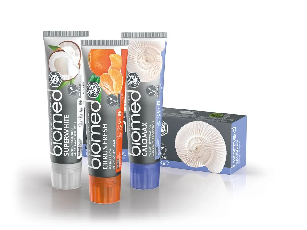 BIOMED Trio Superwhite & Citrus Fresh & Calcimax vánoční set