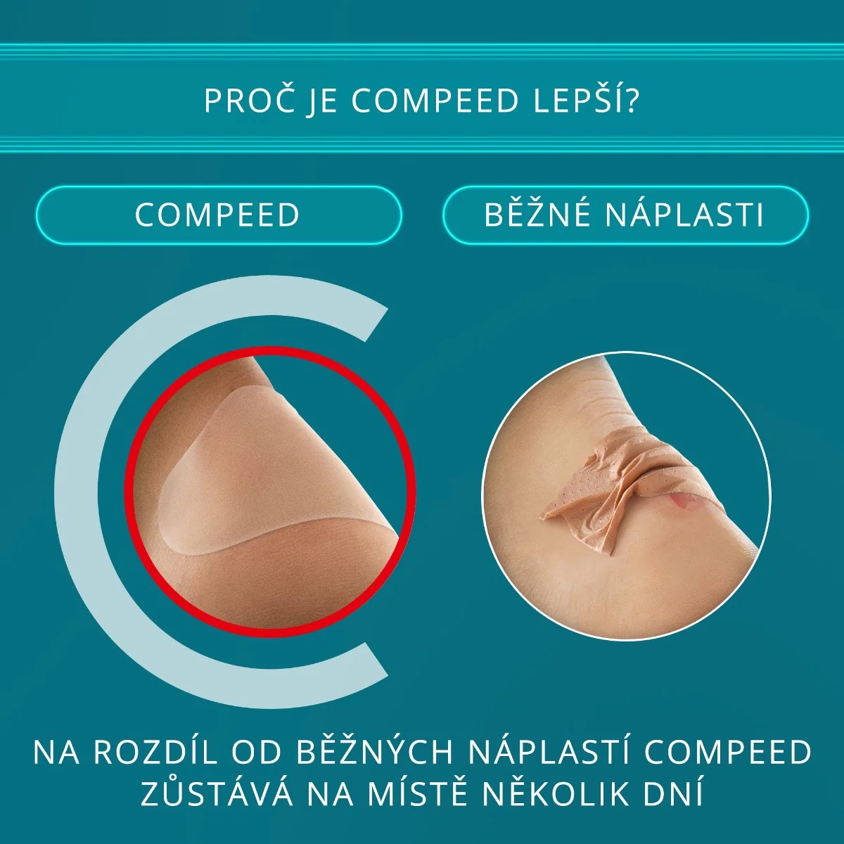 Compeed Náplast na puchýře malá 6 ks