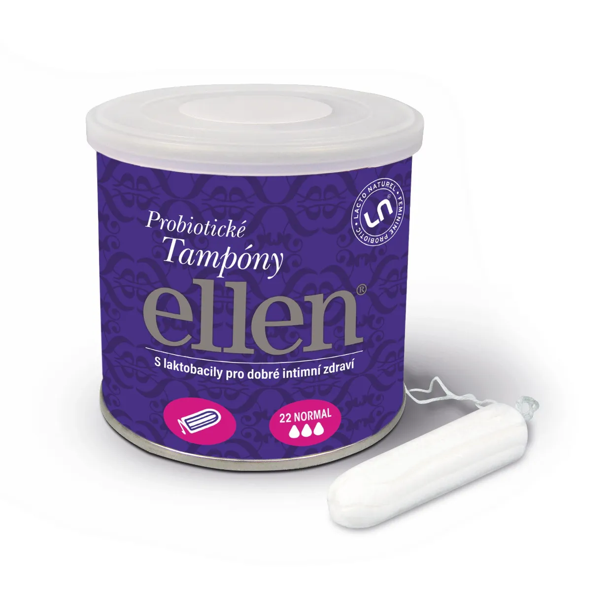 Ellen Probiotické tampóny Normal 22 ks