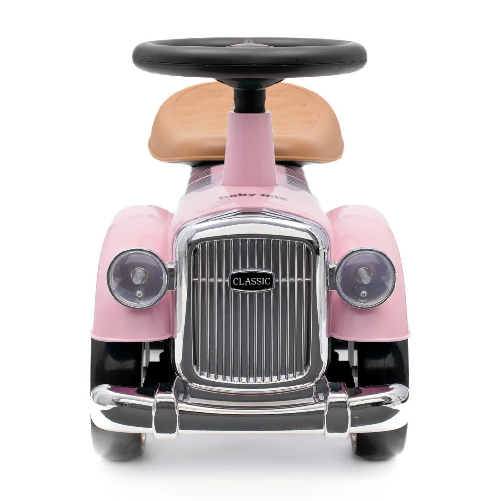 Baby Mix Dětské odrážedlo  Retro růžové