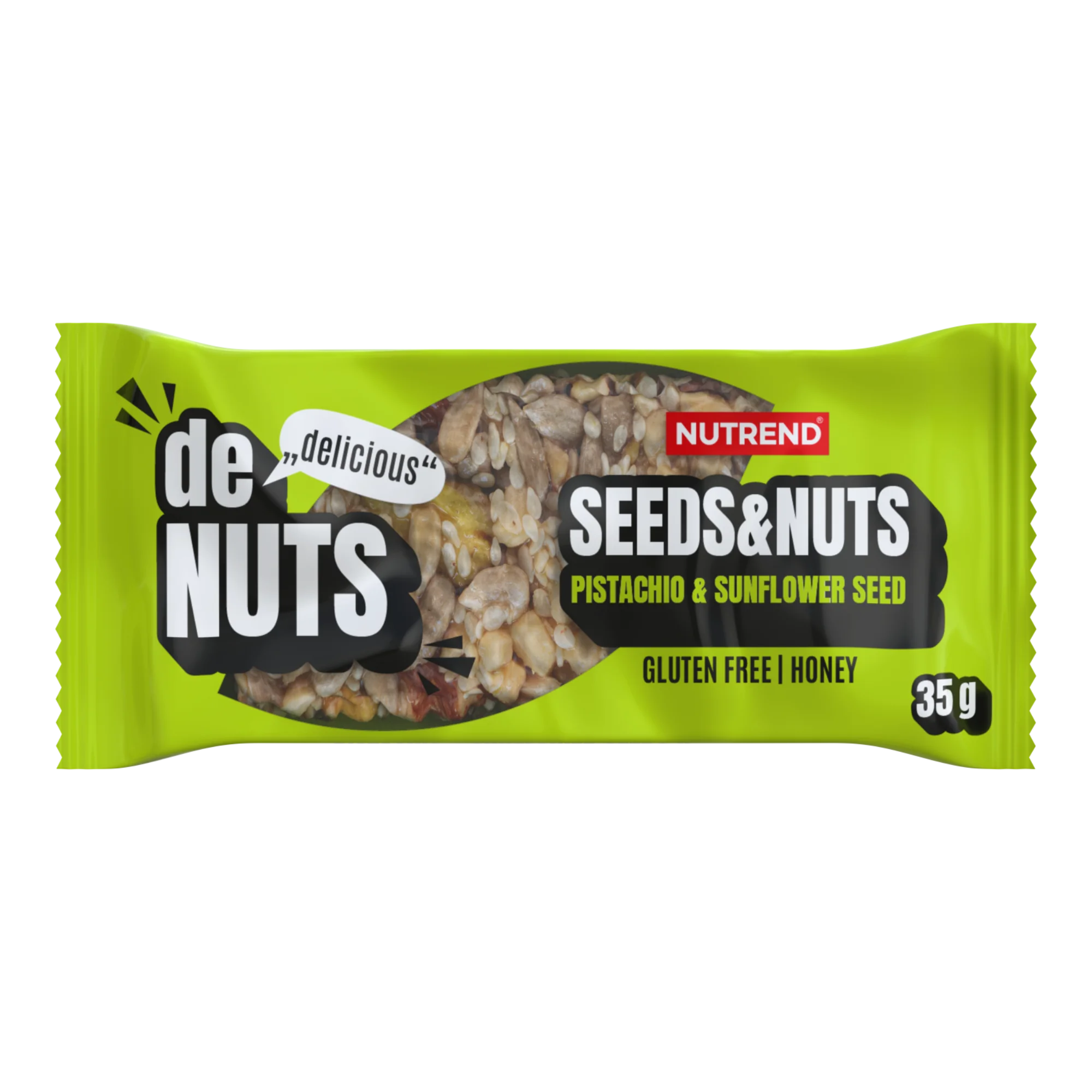Nutrend DeNuts Seeds&Nuts Pistachio+Sunflower Seed+Honey 35 g